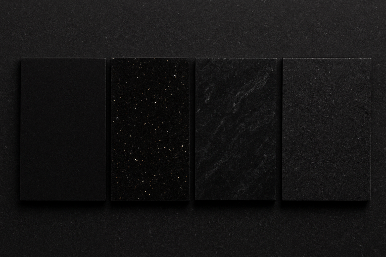Absolute Black Granite & black stones